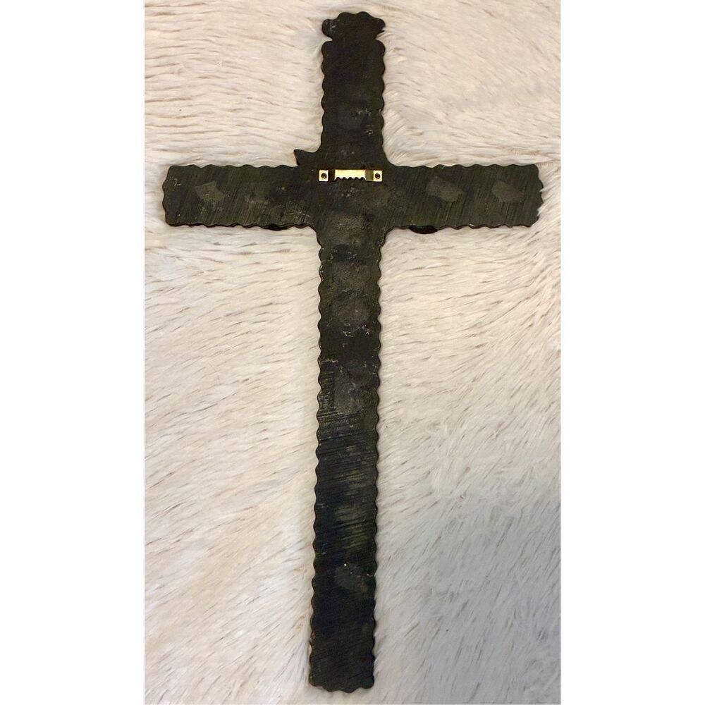 NWOT Montana West 18” Western Rustic Motorcycle Biker Chain 3-D Wall Cross - Picture 7 of 8